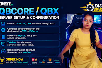do fivem qbcore or qbx server setup, configuration and optimization