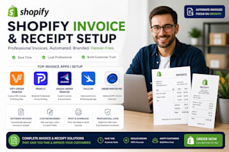 setup shopify invoice and receipt vify order printer pro printly avada falcon