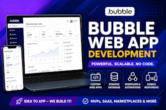 develop bubble io web app development bubble io app developer bubble development