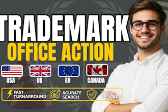 respond to your uspto office actions as your licensed trademark attorney