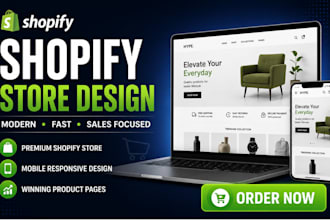 build high converting shopify custom store for fashion dropshipping and business