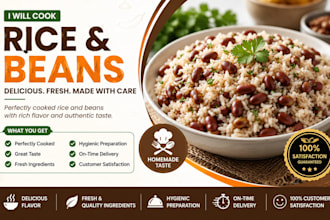 cook professional rice and beans for you