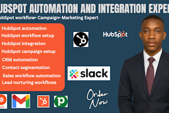 set up hubspot automation, integrate hubspot workflow, marketing and campaign