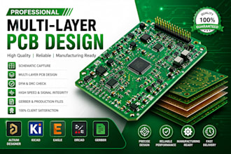 design a professional multilayer pcb for your electronics project