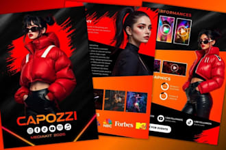 design singer rap epk, dj press kit, music epk, artist press kit, event flyers