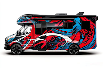 draw car wrap vehicle wrap truck wrap racing car wrap