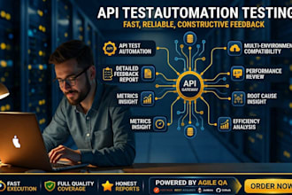 perform API testing, automation testing, and API security testing