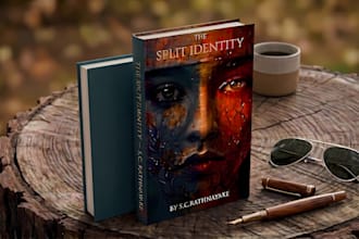design professional novel book cover and kindle ebook cover