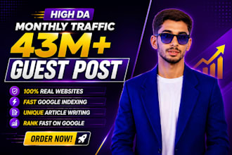 publish guest posts on high authority websites