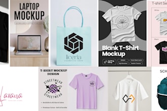 create ecommerce product mockup design