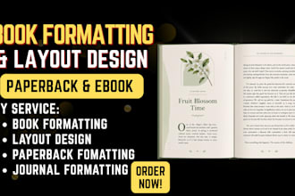 do low content book formatting, poetry kindle ebook formatting, book typesetting