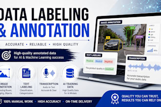 annotate data, transcribe audio and evaluate ai content