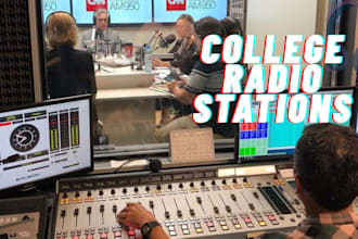 play your song on 5k active online college radio stations in UK, USA, canada