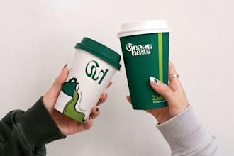 design modern eye catching visual identities,and more