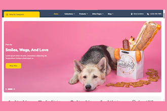 design pet shopify store shopify pet store shopify pet supplies shopify website