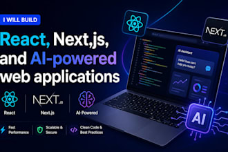 build react, nextjs, and ai powered web applications
