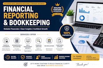 prepare financial statements, bookkeeping and mis reports