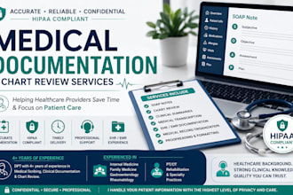 provide accurate medical documentation and chart review