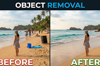 remove objects, person, or text from photos
