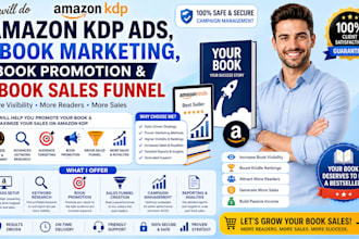 do amazon kdp ads, ebook marketing, book promotion, and ebook sales funnel