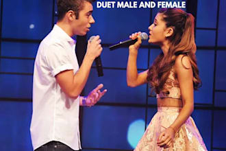 sing duets female male country song love music produce songwriter