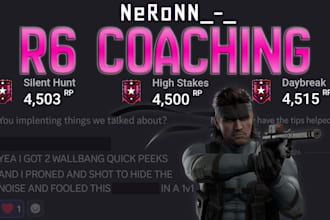 coach you in rainbow six siege, past client success