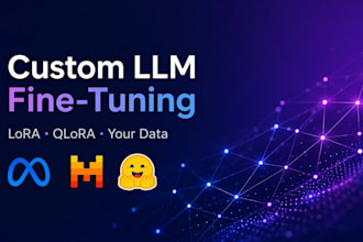 fine tune and train custom llm ai model on your data