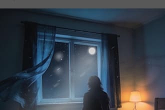 noche de penumbra, poema melodramático