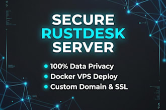 setup your secure private self hosted rustdesk server