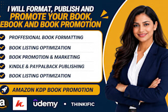format, publish and promote your book, ebook and book promotion, amazon book seo