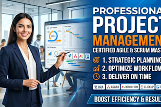 provide expert project management and agile scrum leadership