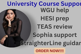 do umpi,wgu, nursing touchstone, sophia learning
