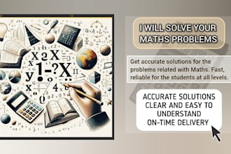 solve any mathematical problem up to bachelors level