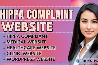 design hipaa compliant website healthcare medical healthcare telehealth wordpres