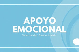 una charla de apoyo emocional y escucha activa