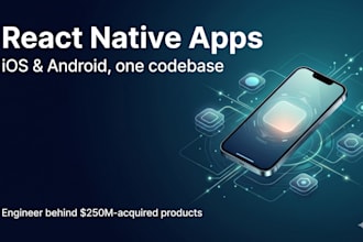 do mobile app development with react native for ios and android