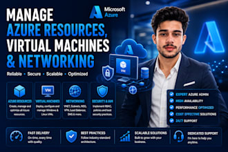 manage azure resources, virtual machines and networking