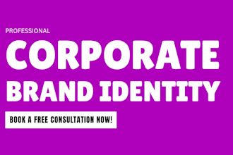 corporate brand identity, branding kit brand book, corporate brand identity