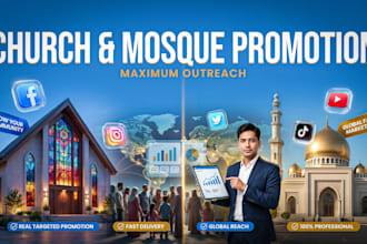 be your church and mosque promoter for maximum outreach