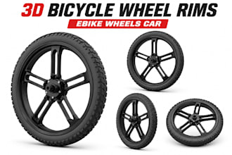 design 3d bicycle wheel rims ebike wheels car rims and custom wheel models