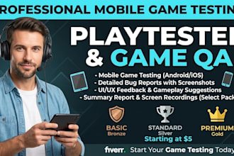 do mobile game testing and qa testing as a game playtester
