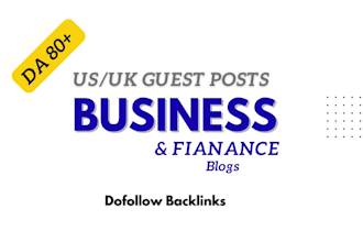 boost SEO with finance backlinks and business blog guest post