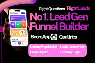 score app quizz funnel score card typeform quizzes qualtrics lead generation