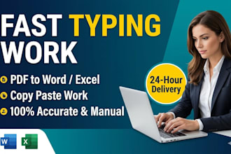 do fast typing work  PDF to word conversion