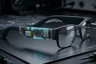 develop production ready smart glasses pcb and firmware