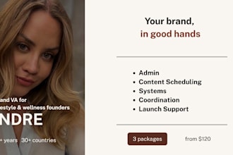 be your virtual assistant for lifestyle and wellness brands