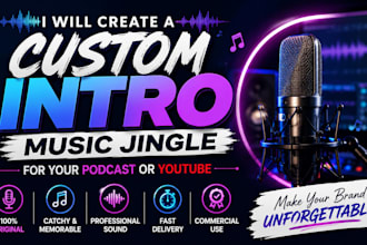 create an intro music jingle for your podcast or youtube