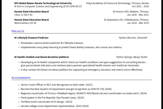 write professional resumes and cvs