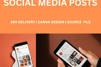 design eye catching socialmedia posts for instagram facebook
