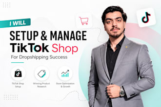 manage tiktok shop, setup and product listing